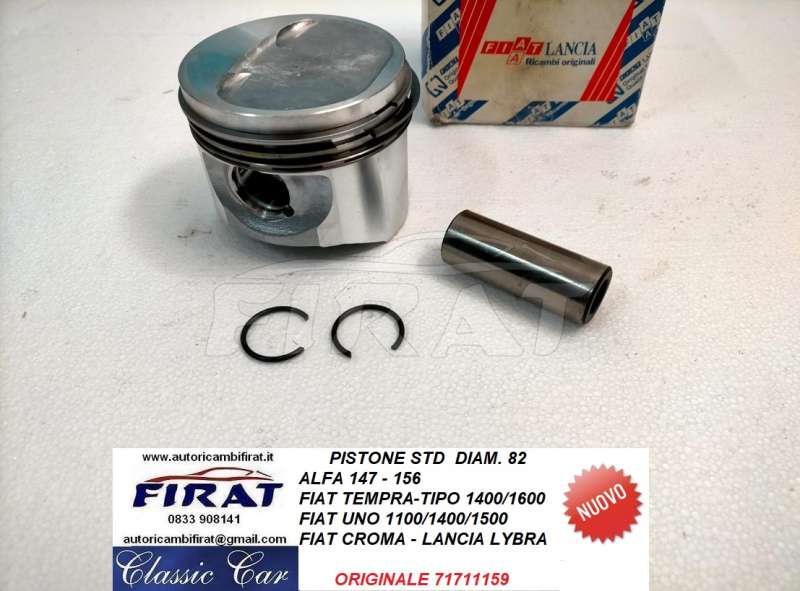 PISTONE FIAT TEMPRA-TIPO-CROMA-UNO DIAM.82 (71711159)